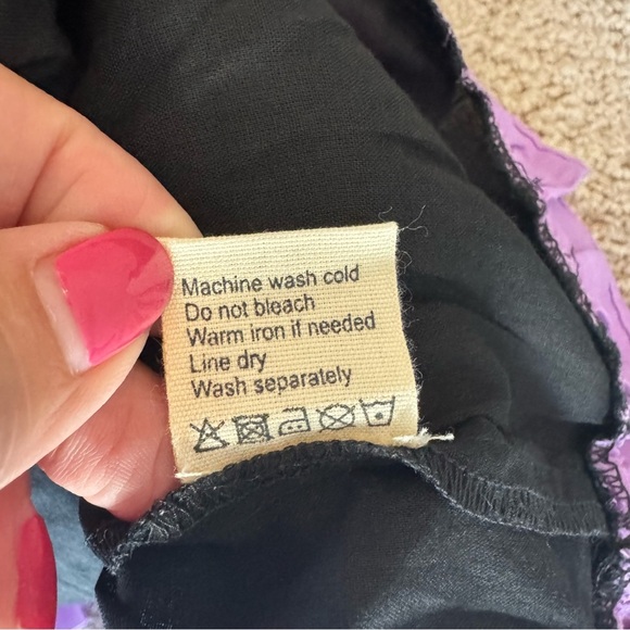 Juliet Lane Apparel Girls Black Ruffle Seashell Sundress - Picture 8 of 9